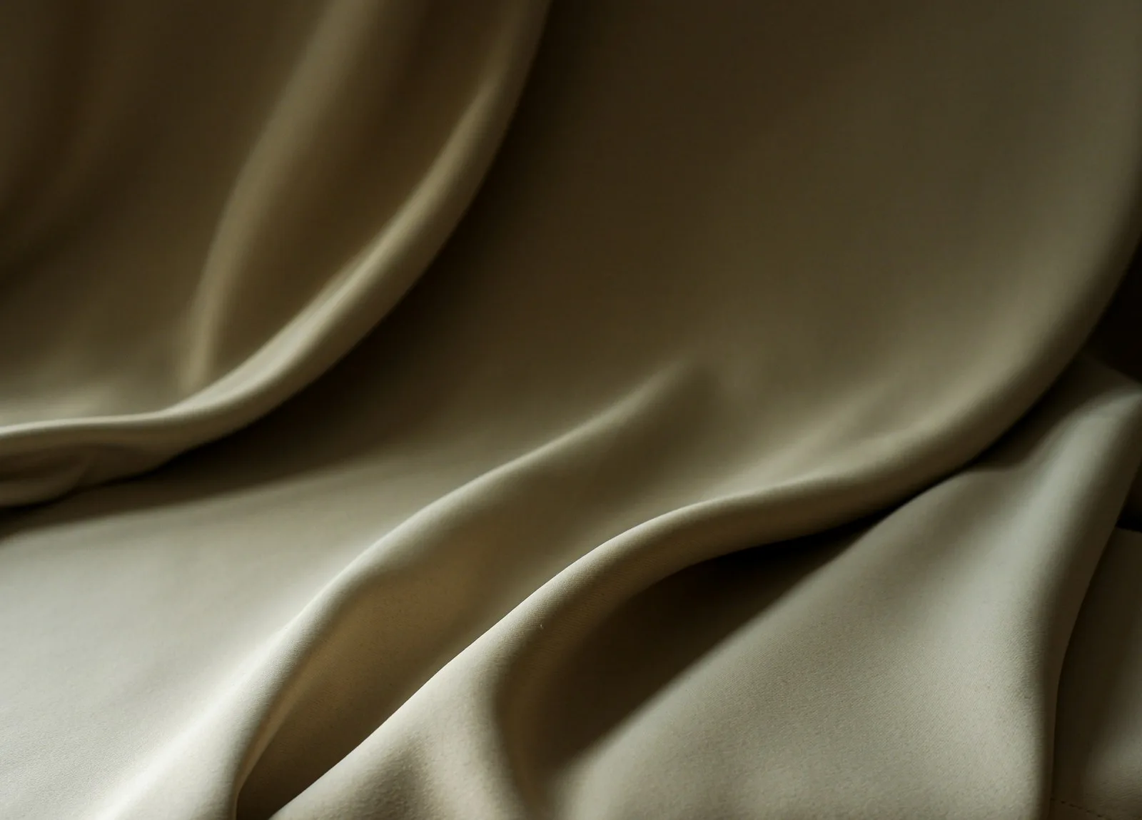 Beige stof, zacht licht