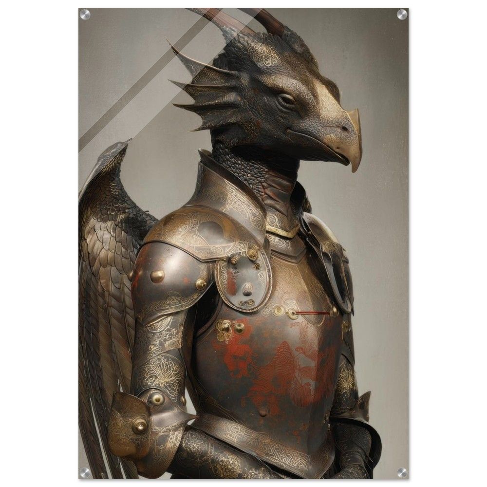 Draak in harnas