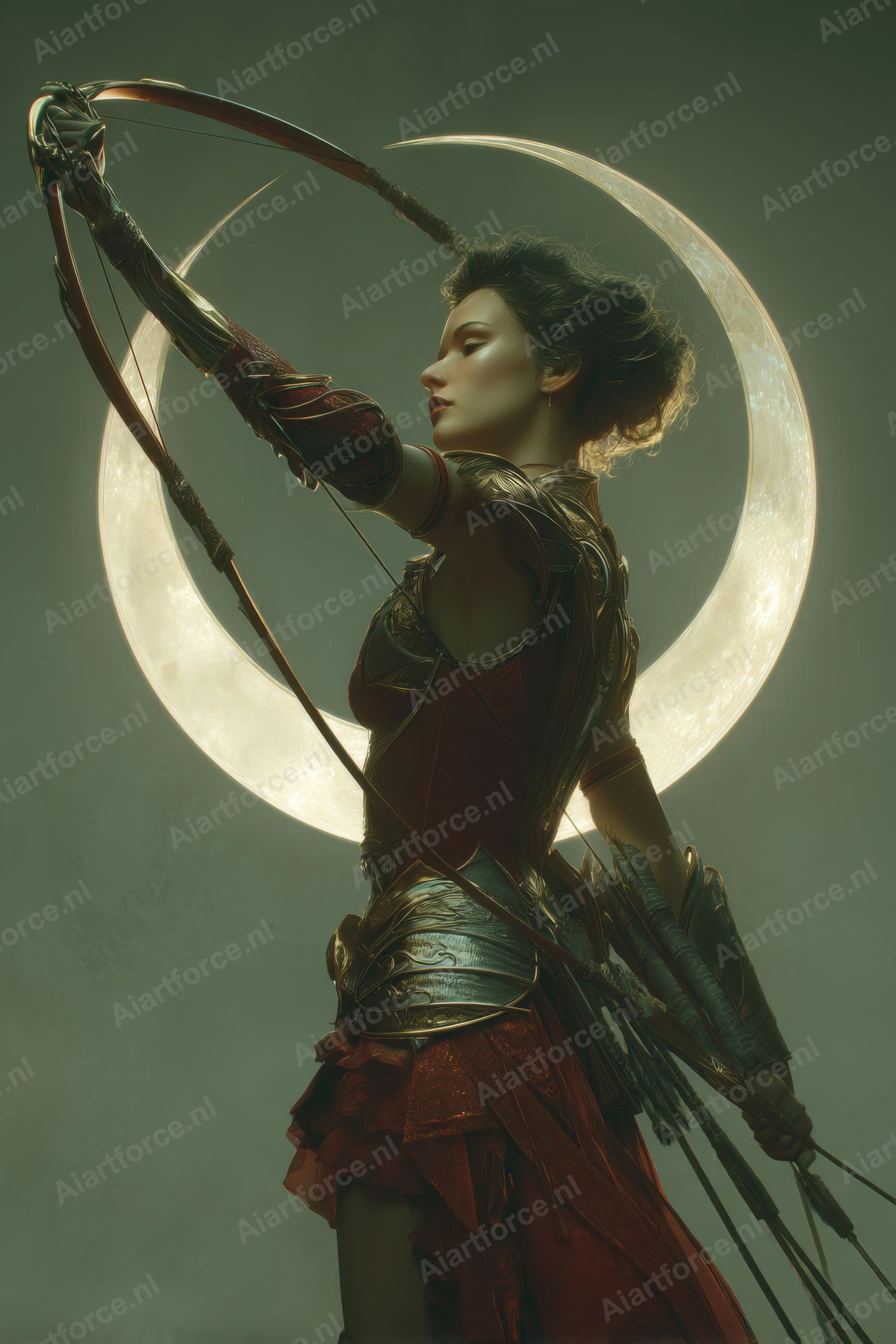 Artemis spant de boog