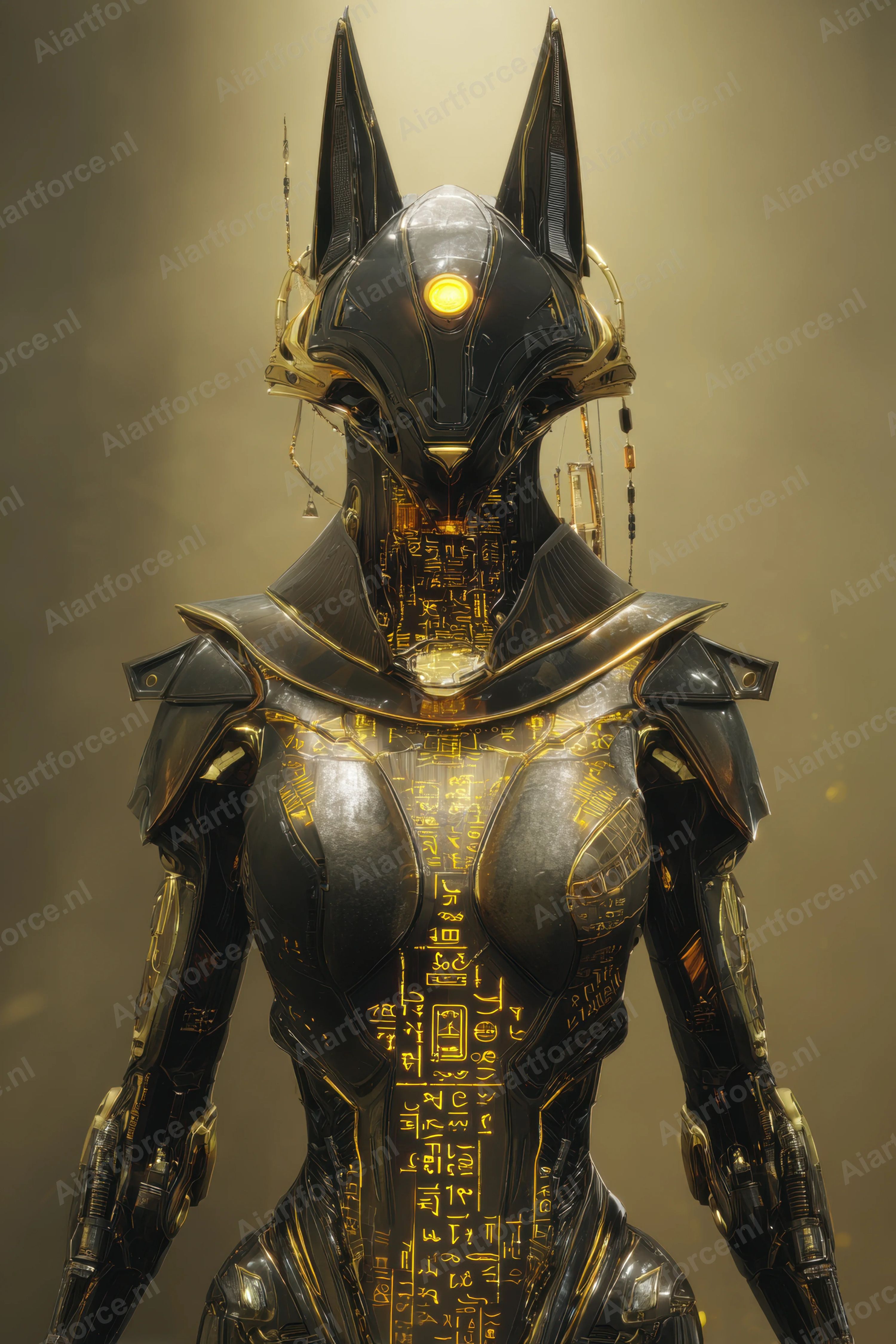 Sekhmet in harnas