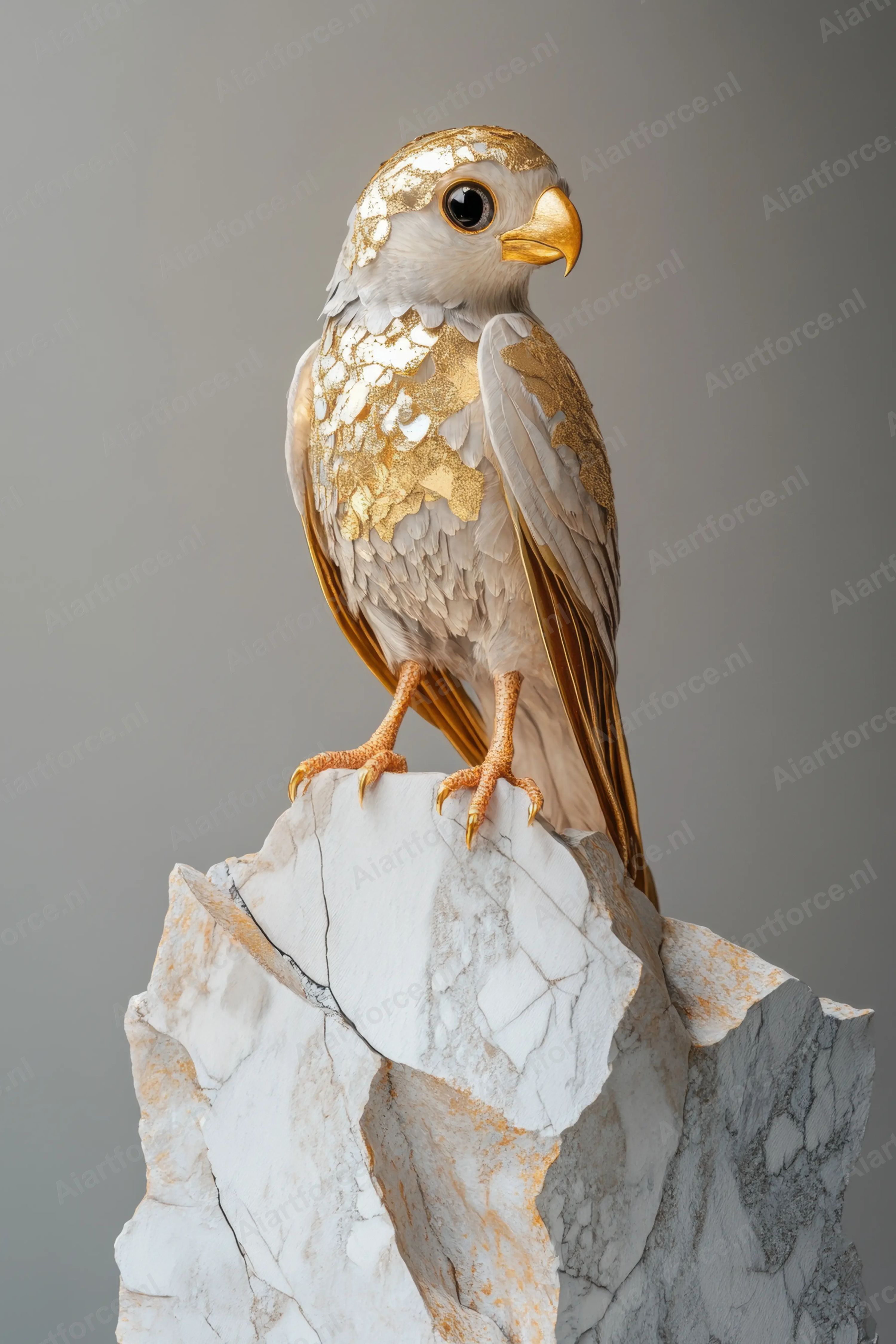 Valk van bladgoud